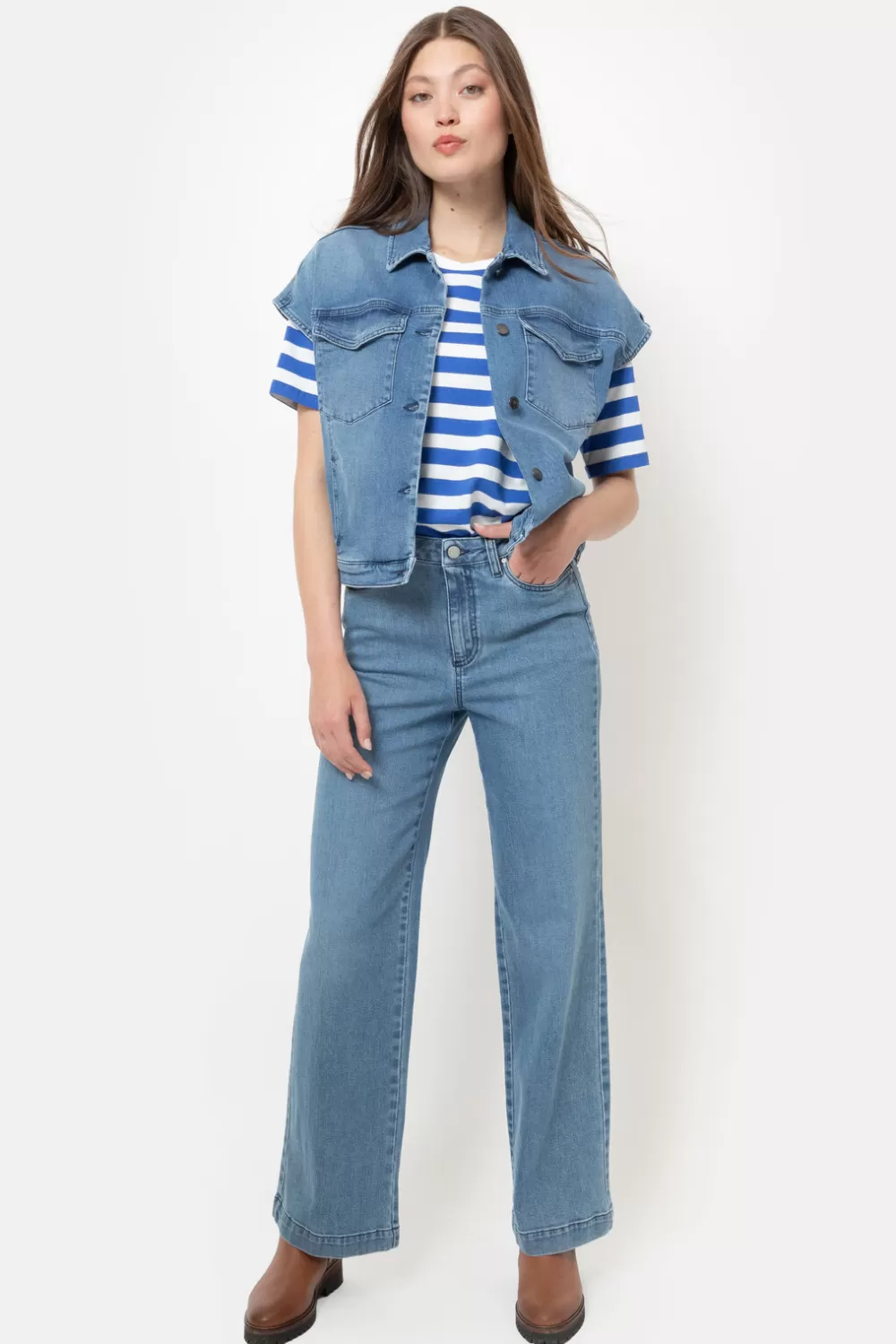 E Loose Fit Jeans Met Rechte Broekspijpen-Terre Bleue Hot