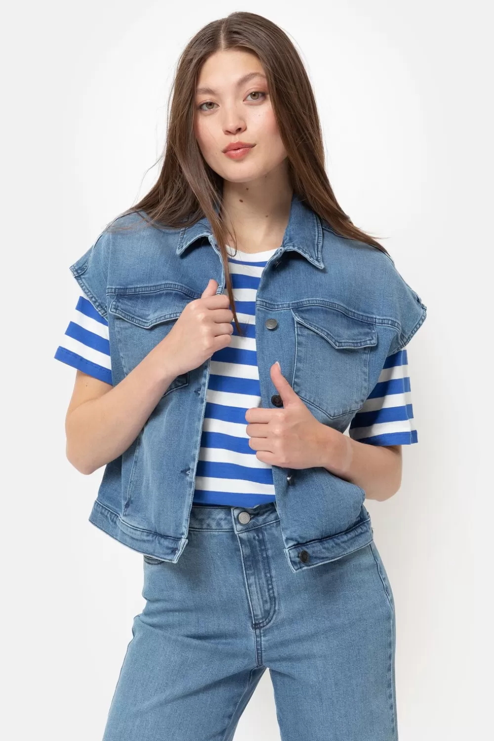 E Loose Fit Jeans Met Rechte Broekspijpen-Terre Bleue Hot